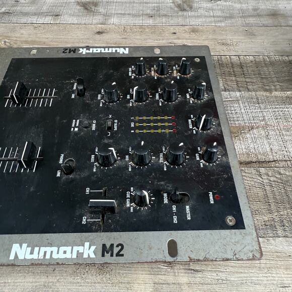 Numark M2 2 Channel Scratch Mixer DJ As Is - Picture 6 of 16